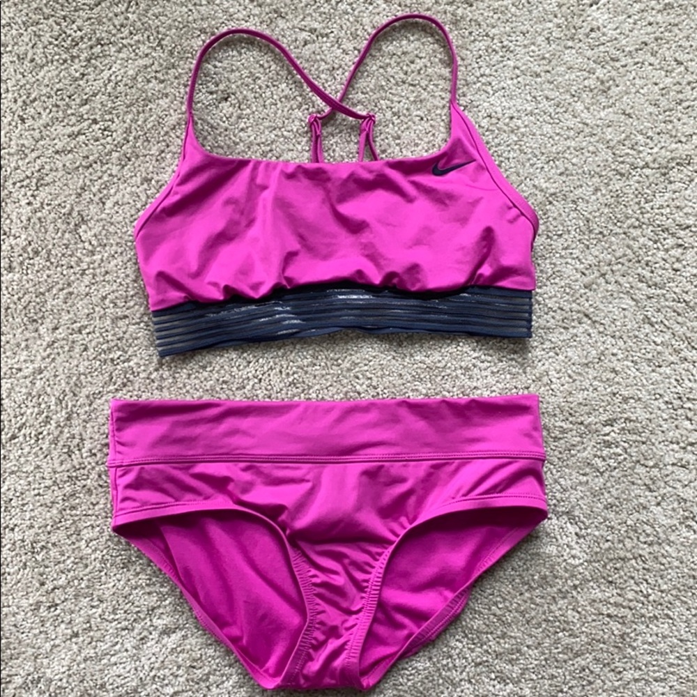 Nike 2-piece swim suit Small